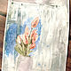 'Blizzard on March 8' watercolor (flowers, spring, tulips). Pictures. Nadezda Perova. My Livemaster. Фото №4