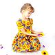 Dress Sunflowers, Dresses, Tikhoretsk,  Фото №1