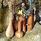 Деревянные вазы для маленьких букетиков цветов из разных пород дерева, Вазы, Бахчисарай,  Фото №1