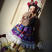Для дома и интерьера handmade. Livemaster - original item Frida is a suspension doll. Handmade.