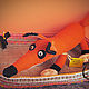Knitted toy Red Fox Bonya. Stuffed Toys. Toys with soul. Online shopping on My Livemaster.  Фото №2