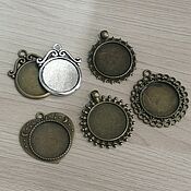 Материалы для творчества handmade. Livemaster - original item Basics for pendants, 30 TYPES of Art.OKL100. Handmade.