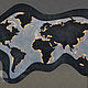 Световое панно - ночник "Карта Мира" 1,7х1,2 м, Настенные светильники, Липецк,  Фото №1
