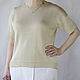  Knitted top with short sleeves made of silk. Tops. stylish things. My Livemaster. Фото №5