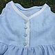 Order Sundress made of boiled flax ' Heavenly distance'. LINEN STYLE. Livemaster. . Sundresses Фото №3
