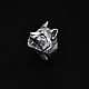 Order Ring Wolf in Sterling Silver. Best Silver Gifts For Everybody. Livemaster. . Rings Фото №3