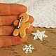 Brooch 'the Gingerbread man'. Brooches. Katy_Barysheva. Online shopping on My Livemaster.  Фото №2