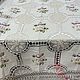 Прекрасная  скатерть  лён с вязанным кружевом и вышивкой 1.5/2.2 м. Занавески. Karnizshtor - Шторы для избранных  (Karnizshtor). Интернет-магазин Ярмарка Мастеров.  Фото №2