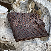 Сумки и аксессуары handmade. Livemaster - original item The wallet is made of Python skin. Handmade.