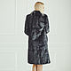 Black mink fur coat. Fur Coats. Forestfox. Family Fur Atelier. Online shopping on My Livemaster.  Фото №2