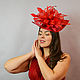 Exclusive Women's Hat Red. Hats1. Novozhilova Hats. My Livemaster. Фото №5