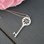 Украшения handmade. Livemaster - original item Key pendant silver. Handmade.