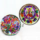 A set of decorative plates 'Blooming garden' - glow, Plates, Krasnodar,  Фото №1