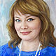 a portrait from a photo. Pastel, Fine art photographs, Irkutsk,  Фото №1