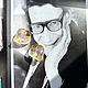 Винтаж: Клипсы Yves Saint Laurent by Robert Goossens Франция 97. Серьги винтажные. УКРАШЕНИЯ. Ярмарка Мастеров.  Фото №6