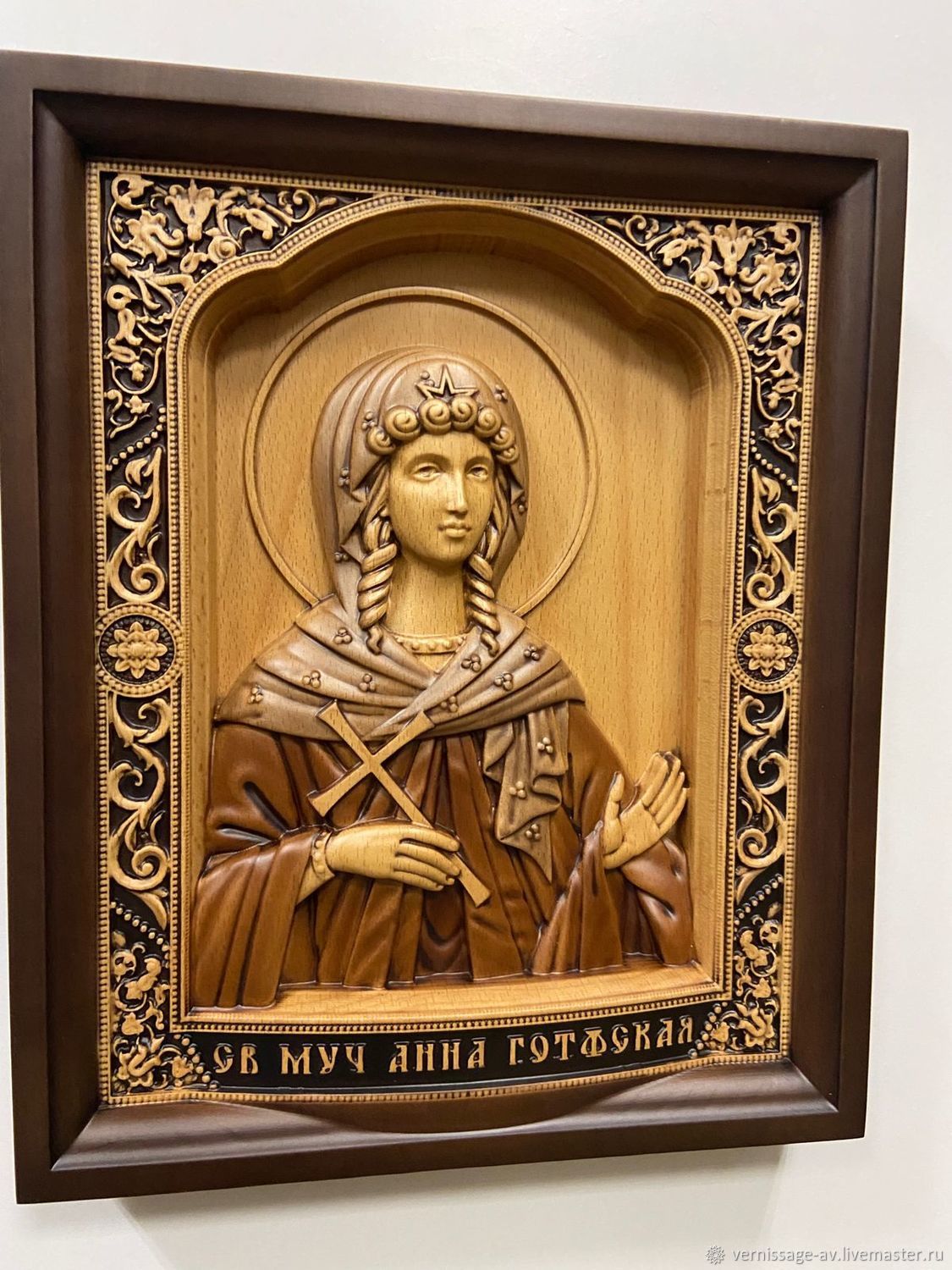 Икона святая Мученица Анна Готфская купить в интернет-магазине Ярмарка ...