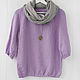 Lavender blouse made of 100% linen. Blouses. etnoart (etnoart). Online shopping on My Livemaster.  Фото №2