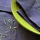 Linen napkins with embroidery 'Vintage rose'. Swipe. Olga Lado. My Livemaster. Фото №6