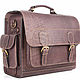 Leather briefcase Voyager brown, Brief case, St. Petersburg,  Фото №1