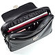 Leather portfolio 'Edgar' (black). Brief case. Russian leather Guild. Online shopping on My Livemaster.  Фото №2