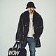 Mens beaver fur coat for winter black, Mens outerwear, Moscow,  Фото №1