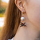 Asymmetric earrings ' Birdalone'. Earrings. Coffeelena. My Livemaster. Фото №4