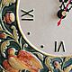 Настенные часы "Райские птицы". Часы классические. Светлана Спажева. Ярмарка Мастеров.  Фото №5