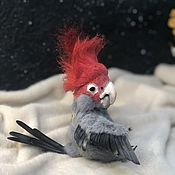 Куклы и игрушки handmade. Livemaster - original item Teddy Animals: Baby Cockatoo parrot. Handmade.