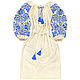 Шерстяное платье-вышиванка "Студеные узоры", Dresses, Kiev,  Фото №1