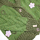 Вязаный бомбер с цветами. Кардиганы. Knit by Heart - Вязаная одежда 富. Ярмарка Мастеров.  Фото №6