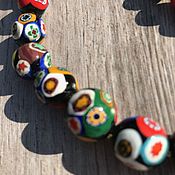 Винтаж handmade. Livemaster - original item Kaleidoscope beads, Murano, Italy. Handmade.