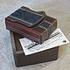 Cigarette case with crocodile insert. With gift box, Cigarette cases, Abrau-Durso,  Фото №1