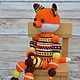 Fox round With beads crochet toy. Teethers and rattles. Zzabava. My Livemaster. Фото №5
