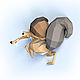 Scrat Ice Age - Шаблоны для бумажной модели - PDF. Шаблоны для печати. Sweetheartythings. Ярмарка Мастеров.  Фото №4
