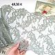 Кружево Шантильи цвета Эвкалипт Арт. 48,36 К, Кружево, Москва,  Фото №1