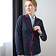 Order MANHATTAN Evening jacket for women with patches of Italian wool. BRAGUTSA. Livemaster. . Jackets Фото №3