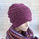 Двойная шапка бини «Boho», Шапки, Реутов,  Фото №1