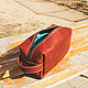 Order Leather toiletry bag. G.L.A.D.. Livemaster. . Travel bags Фото №3
