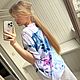 Tie-dye окрашивание. Костюмы. Darina-0g9. Интернет-магазин Ярмарка Мастеров.  Фото №2