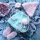 "Помпон-1" мятно-розовый комплект. Одежда для кукол. TashaDollOutfits. Интернет-магазин Ярмарка Мастеров.  Фото №2