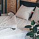 Конопляное одеяло 200х215 c зелёным кантом. Одеяла. Devohome. Интернет-магазин Ярмарка Мастеров.  Фото №2