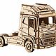 Деревянный конструктор Грузовик Volvo FH с автовозом. Техника и роботы. Lion-woods-. Интернет-магазин Ярмарка Мастеров.  Фото №2