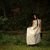 Одежда handmade. Livemaster - original item Linen Dress «Rune». Handmade.