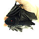 Bat with movable wings fur. Miniature figurines. Dolls Elena Mukhina. My Livemaster. Фото №6