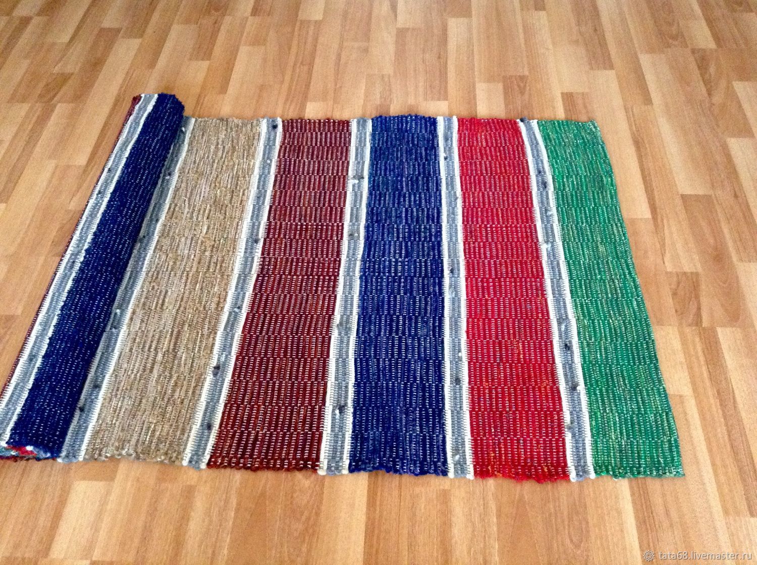 Широкий тканый половик из пряжи "Традиционный" – купить на Ярмарке ...