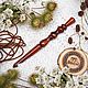Крючок для вязания 9мм Сибирский Кедр деревянный крючок из дерева #K30, Крючки, Новокузнецк,  Фото №1