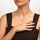 Заказать Колье сердечко серебро 925 пробы в инкрустации фианитов. MARIA GUSEVA Fashion Jewelry. Ярмарка Мастеров. . Колье Фото №3