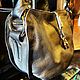 Винтаж: Сумка-хобо Celine Petite Bittersweet из кожи цвета оружейной стали. Сумки винтажные. Chic bags. Интернет-магазин Ярмарка Мастеров.  Фото №2