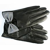 Винтаж handmade. Livemaster - original item Size 7. Genuine Leather Car Gloves with decor. Handmade.