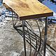 Заказать Консоль 1,47м,  из слэба Карагача. Андрей, SteelWoodStudio. Ярмарка Мастеров. . Столы Фото №3